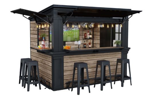 Caseta de resina MUEBLE BAR KETER OUTDOOR BAR - 271552 - ¡¡10 AÑOS DE GARANTIA!!