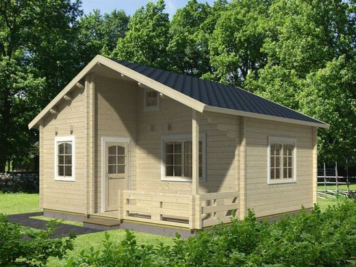 Casita de fin de semana Palmako emily  40.1 + 5.2 m2 590 x 570 cm pm70-5755 106566