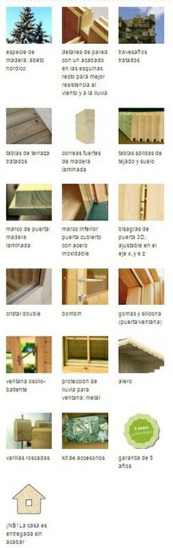 Casita de fin de semana Palmako emily  40.1 + 5.2 m2 590 x 570 cm pm70-5755 106566