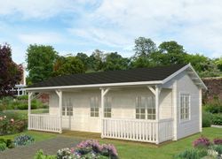 Casita de fin de semana Palmako sandra 25.6 + 11.1 m2 391 x 520 cm pm44-5034 106210