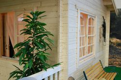 Casita de fin de semana Palmako sandra 25.6 + 11.1 m2 391 x 520 cm pm44-5034 106210