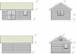Casita de fin de semana Palmako sandra 29.9 m2 605 x 410 cm pm44-5839  106214