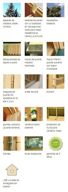 Casita de fin de semana Palmako sandra 29.9 m2 605 x 410 cm pm44-5839  106214