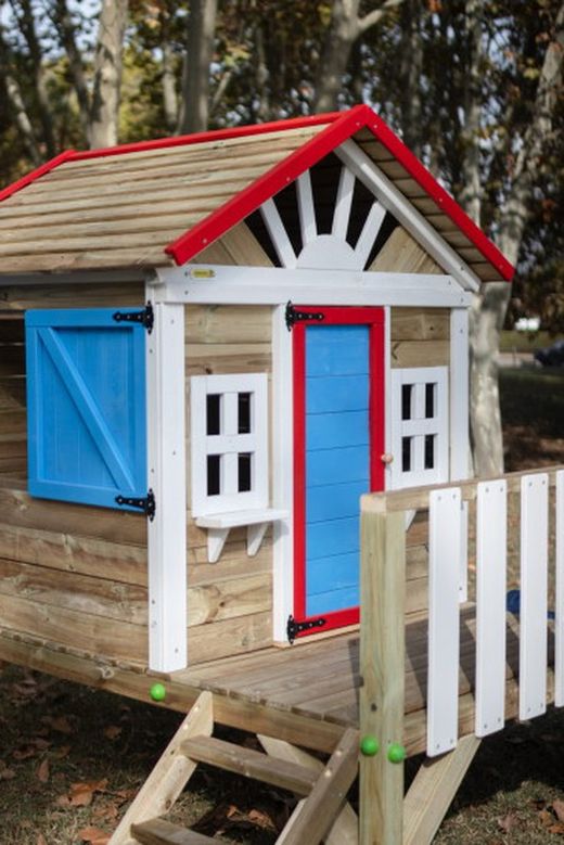 Casita infantil de madera MASGAMES VISBY ELEVADA 2023 MA800599