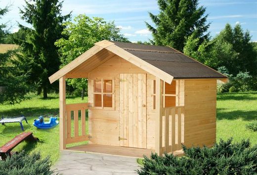 Casita infantil de madera Palmako felix 1.9 m2 216 x 184 cm suelo incluido