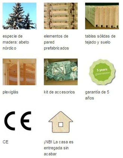 Casita infantil de madera Palmako felix 1.9 m2 216 x 184 cm suelo incluido