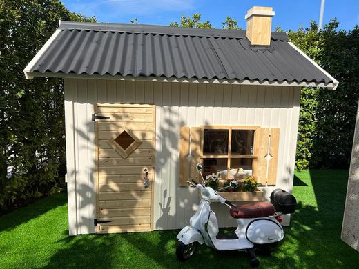 Casita infantil de madera Palmako grete 3.7 m2 233 x 175 cm suelo incluido + descarga suelo incluida el16-2317 101245