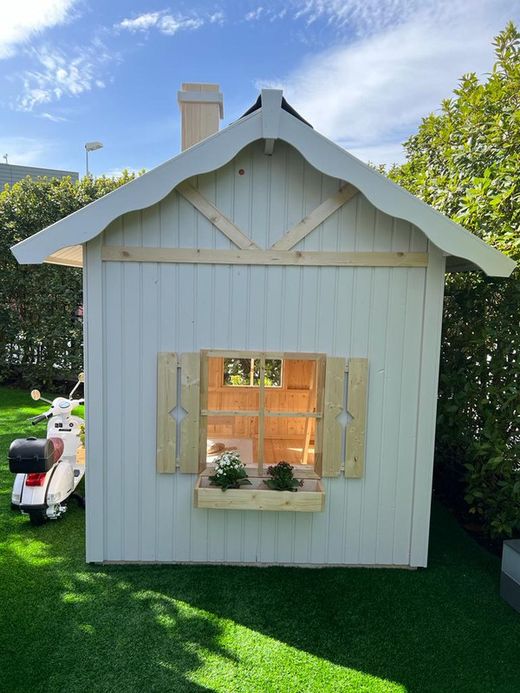 Casita infantil de madera Palmako grete 3.7 m2 233 x 175 cm suelo incluido + descarga suelo incluida el16-2317 101245