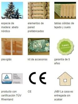 Casita infantil de madera Palmako huck 3.3 m2 180 x 203 (271) cm suelo incluido el16-1827 101105 - NECESITA DESCARGA PLUMA