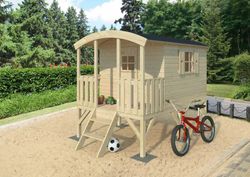 Casita infantil de madera Palmako huck 3.3 m2 180 x 203 (271) cm suelo incluido el16-1827 101105 - NECESITA DESCARGA PLUMA