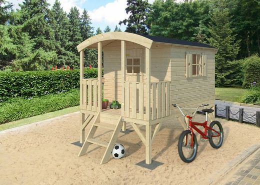 Casita infantil de madera Palmako huck 3.3 m2 180 x 203 (271) cm suelo incluido el16-1827 101105 - NECESITA DESCARGA PLUMA