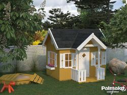Casita infantil de madera Palmako Jennie 3.6 m2 233X157cm  EL16-2316 109459