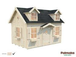 Casita Infantil de madera Palmako Marie 5,4 m2  320 x 222 cm suelo incluido + DESCARGA A SUELO EL16-1929 108997