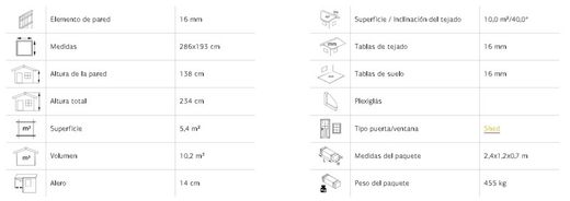 Casita Infantil de madera Palmako Marie 5,4 m2  320 x 222 cm suelo incluido + DESCARGA A SUELO EL16-1929 108997