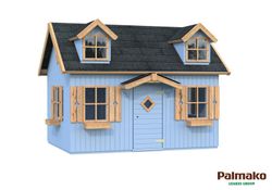 Casita Infantil de madera Palmako Marie 5,4 m2  320 x 222 cm suelo incluido + DESCARGA A SUELO EL16-1929 108997