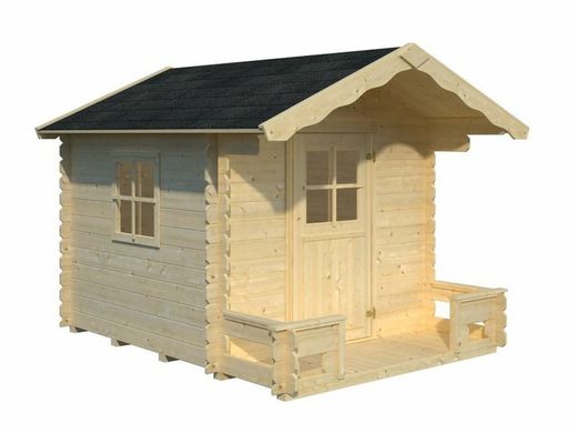 Maison d'enfant en bois Palmako Stina 3.1 m2 196 x 196 cm plancher inclus + décharge au sol incluse FR19-2026 101766