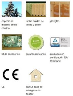 Maison d'enfant en bois Palmako Stina 3.1 m2 196 x 196 cm plancher inclus + décharge au sol incluse FR19-2026 101766