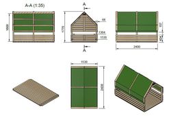 Casita infantil MASGAMES ANDREA CON SUELO MA800565
