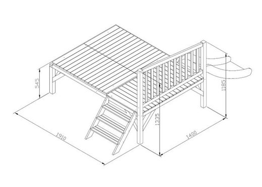 Casita infantil MASGAMES FLAM ELEVADA MA800595