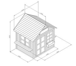 Casita infantil MASGAMES FLAM ELEVADA MA800595