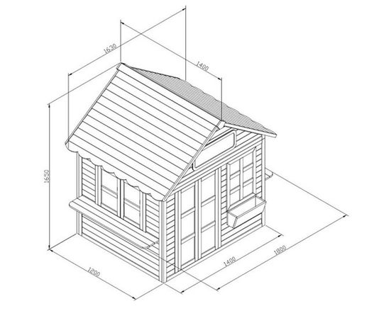 Casita infantil MASGAMES FLAM ELEVADA MA800595