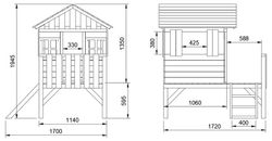 LOLLIPOP Elevated Blue House MA800535