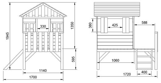 LOLLIPOP Elevated Blue House MA800535