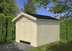 Galpão de madeira Palmako Martin 8,4 m2 275 x 344 cm el18-2734 101086