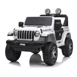 Coche eléctrico- Jeep Wrangler 12V Blanco 70001