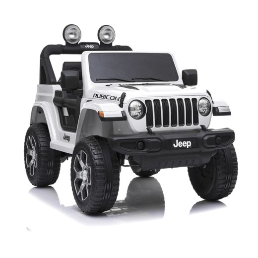 Coche eléctrico- Jeep Wrangler 12V Blanco 70001