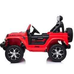 Coche eléctrico- Jeep Wrangler 12V Rojo 70000