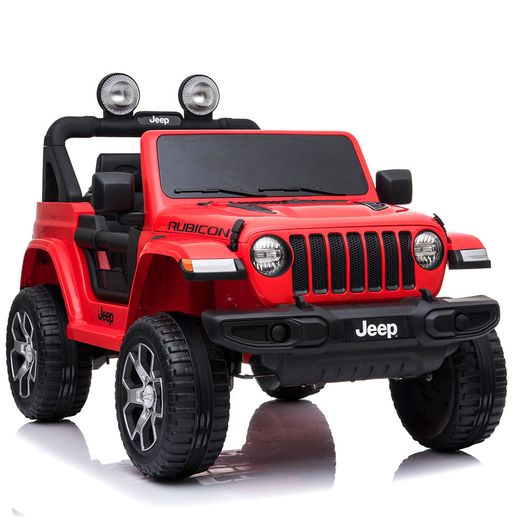 Coche eléctrico- Jeep Wrangler 12V Rojo 70000