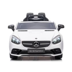 Coche Eléctrico Mercedes SLC 300 12V para Niños de 3-6 Años Blanco 7976