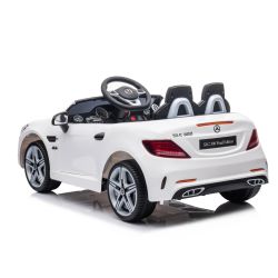 Coche Eléctrico Mercedes SLC 300 12V para Niños de 3-6 Años Blanco 7976