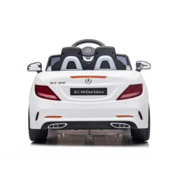 Coche Eléctrico Mercedes SLC 300 12V para Niños de 3-6 Años Blanco 7976