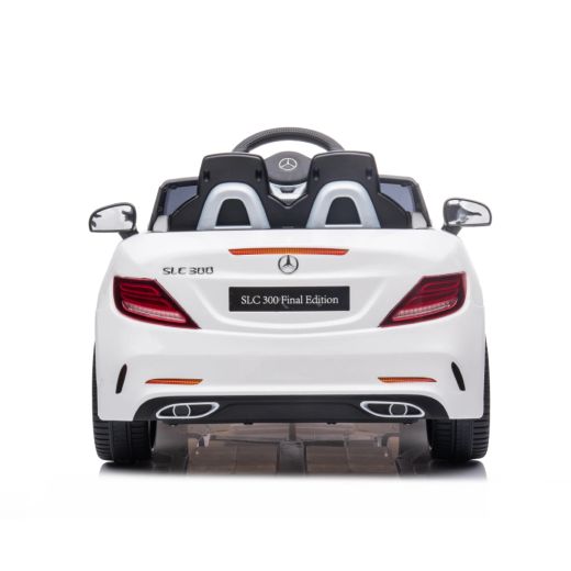 Coche Eléctrico Mercedes SLC 300 12V para Niños de 3-6 Años Blanco 7976
