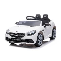 Coche Eléctrico Mercedes SLC 300 12V para Niños de 3-6 Años Blanco 7976