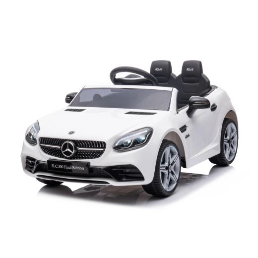 Coche Eléctrico Mercedes SLC 300 12V para Niños de 3-6 Años Blanco 7976
