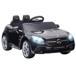 Coche Eléctrico Mercedes SLC 300 12V para Niños de 3-6 Años Negro 7975