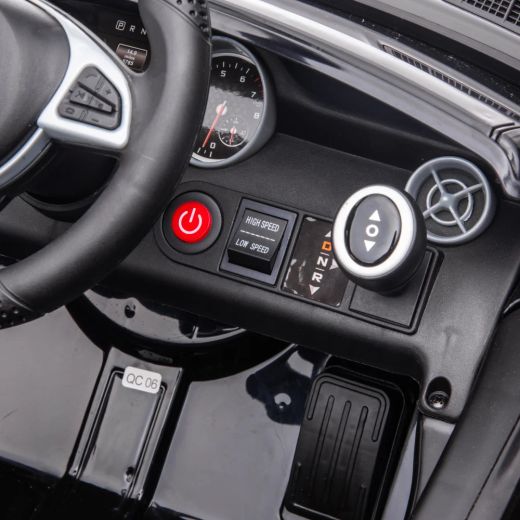 Coche Eléctrico Mercedes SLC 300 12V para Niños de 3-6 Años Negro 7975