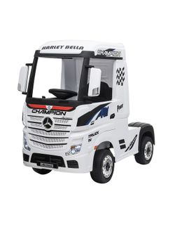Camión Eléctrico Mercedes Actros Blanco para niños