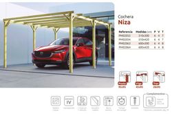 Cochera de Madera Maciza NIZA con tratamiento Autoclave A4