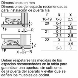 Congelador integrable SIEMENS GI21VAFE0 IQ500 87.4 x 55.8 cm Puerta fija