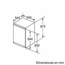 Congelador integrable SIEMENS GI21VAFE0 IQ500 87.4 x 55.8 cm Puerta fija