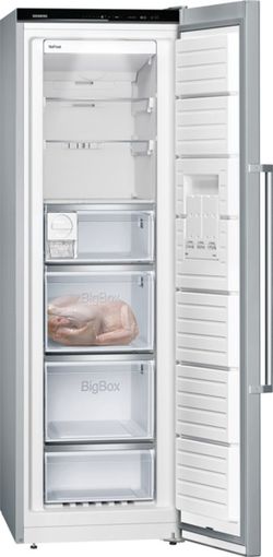 Congelador 1 Puerta SIEMENS GS36NAIDP IQ500 Acero inoxidable antihuellas 186 x 60 cm