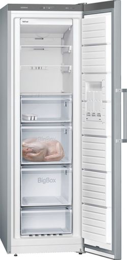 Congelador 1 puerta SIEMENS GS36NVIEP IQ300 Acero inoxidable antihuellas 186 x 60 cm
