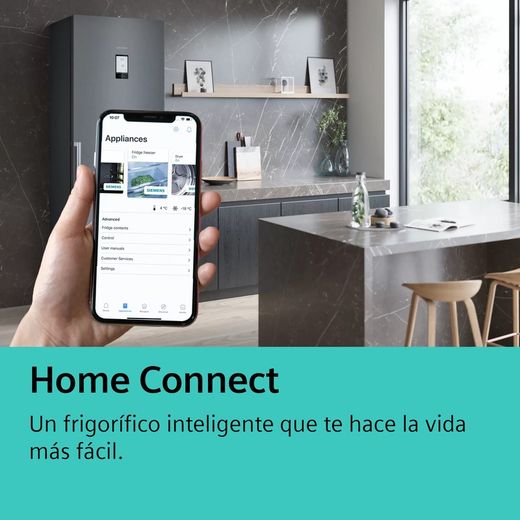 Congelador integrable SIEMENS GU21NADE0 IQ500  82 x 59.8 cm Cierre SoftClose con puerta fija