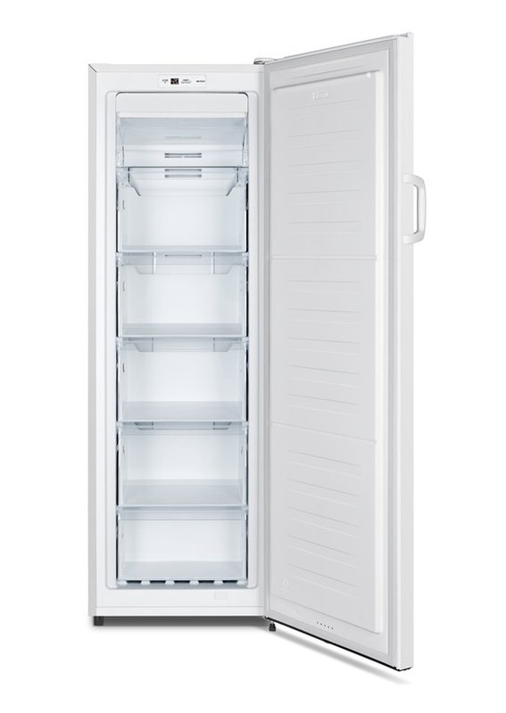 Congelador vertical de 280 litros con 6 cajones separadores