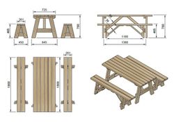 Conjunto de picnic MASGAMES ZURICH MA500026 uso publico Horeca