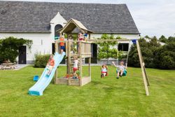 Parque infantil MASGAMES PAGODA L con columpio Doble MA811601